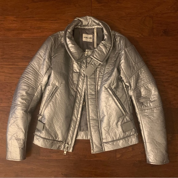 HELMUT LANG Silver Astro Jacket | Size XS - Picture 6 of 10